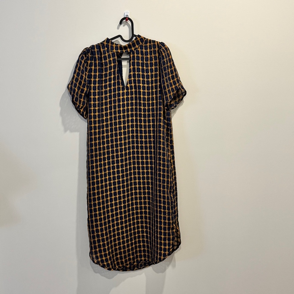 Grid Pattern Dress - image 2